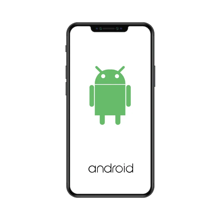 phone with android icon